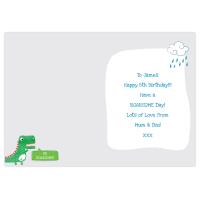 Personalised Be Roarsome Dinosaur Card Extra Image 3 Preview